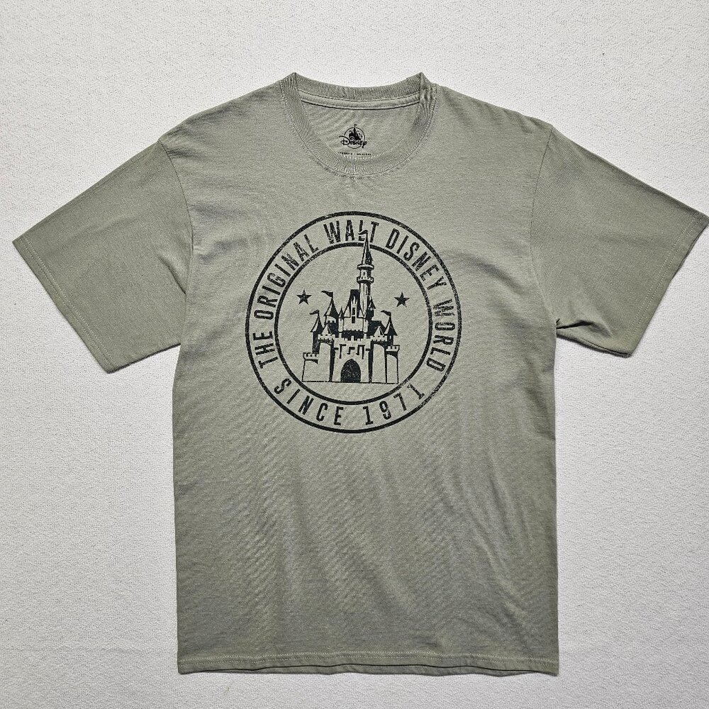 The Original Walt Disney World Parks Since 1971 Castle T-Shirt for Adults Medium